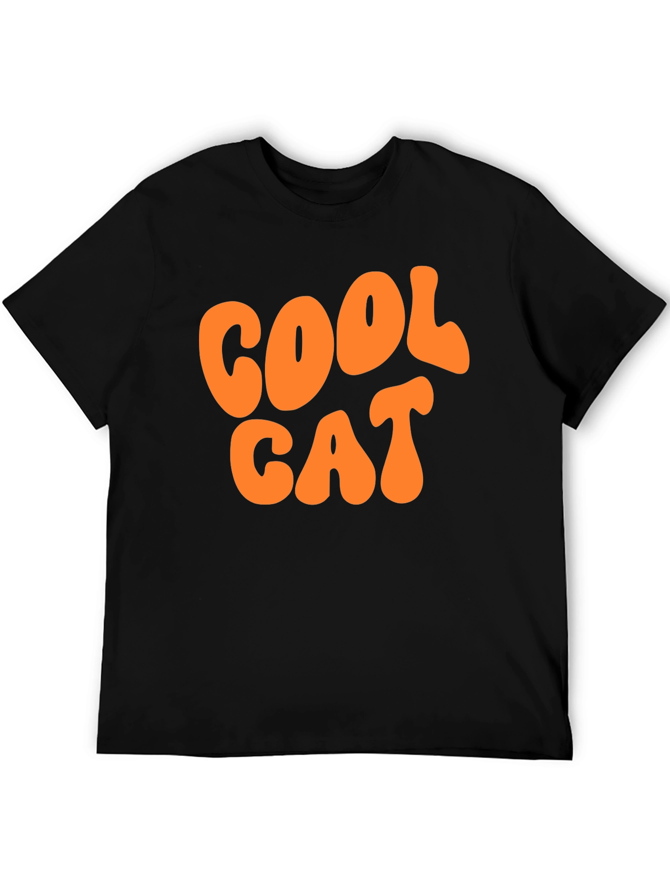 Cool Cat Graphic Tee - Retro Style