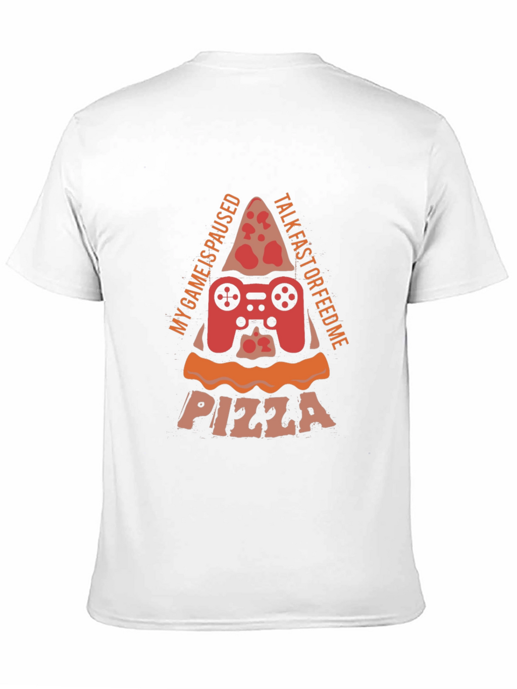 Gamer Pizza T-Shirt - My Game is Paused
