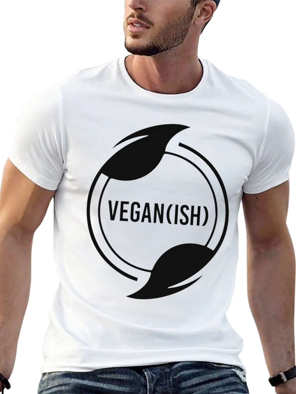 Vegan-ish Black T-Shirt