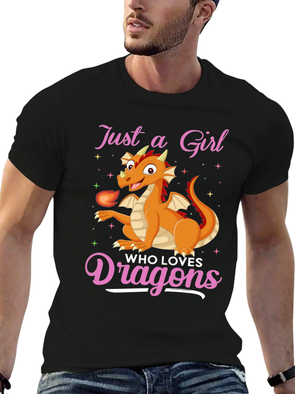 Girl Dragon Lover T-Shirt