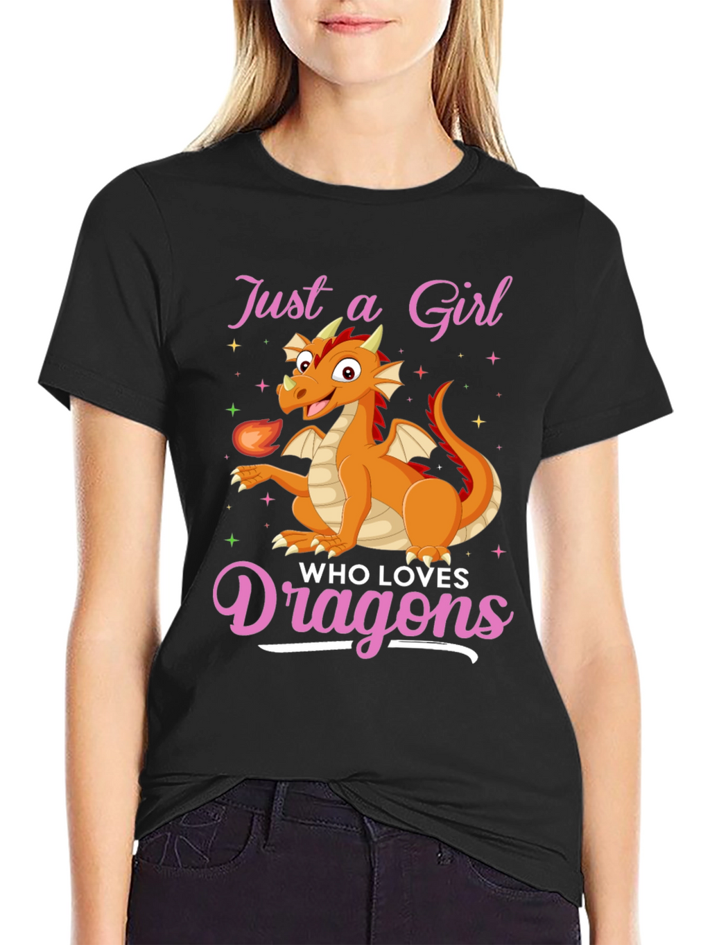 Girl Dragon Lover T-Shirt