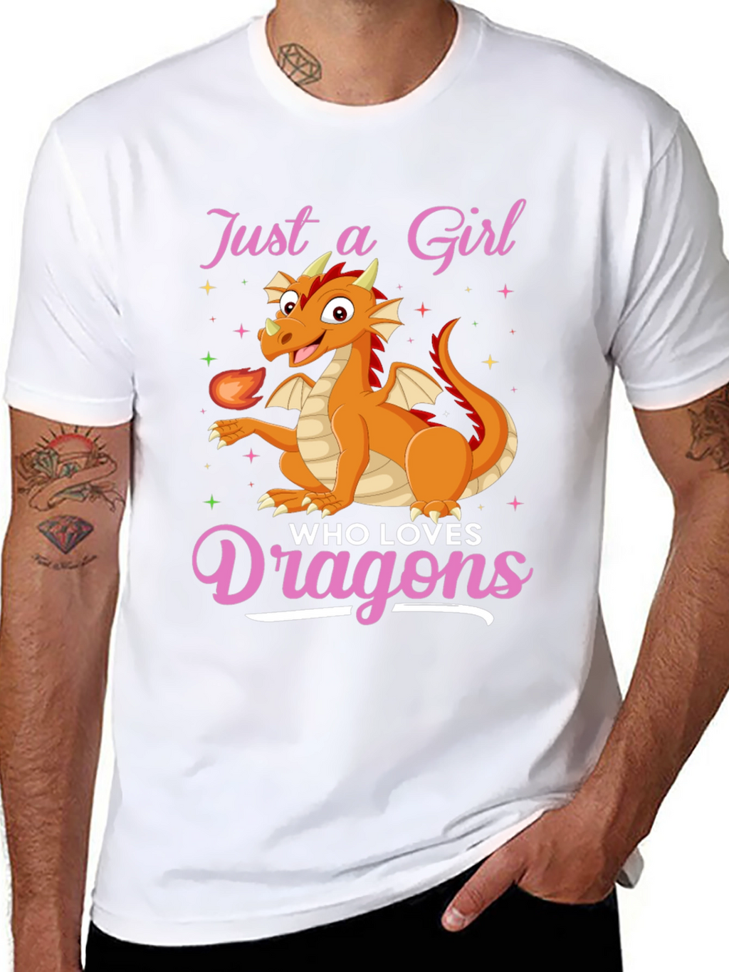 Girl Dragon Lover T-Shirt