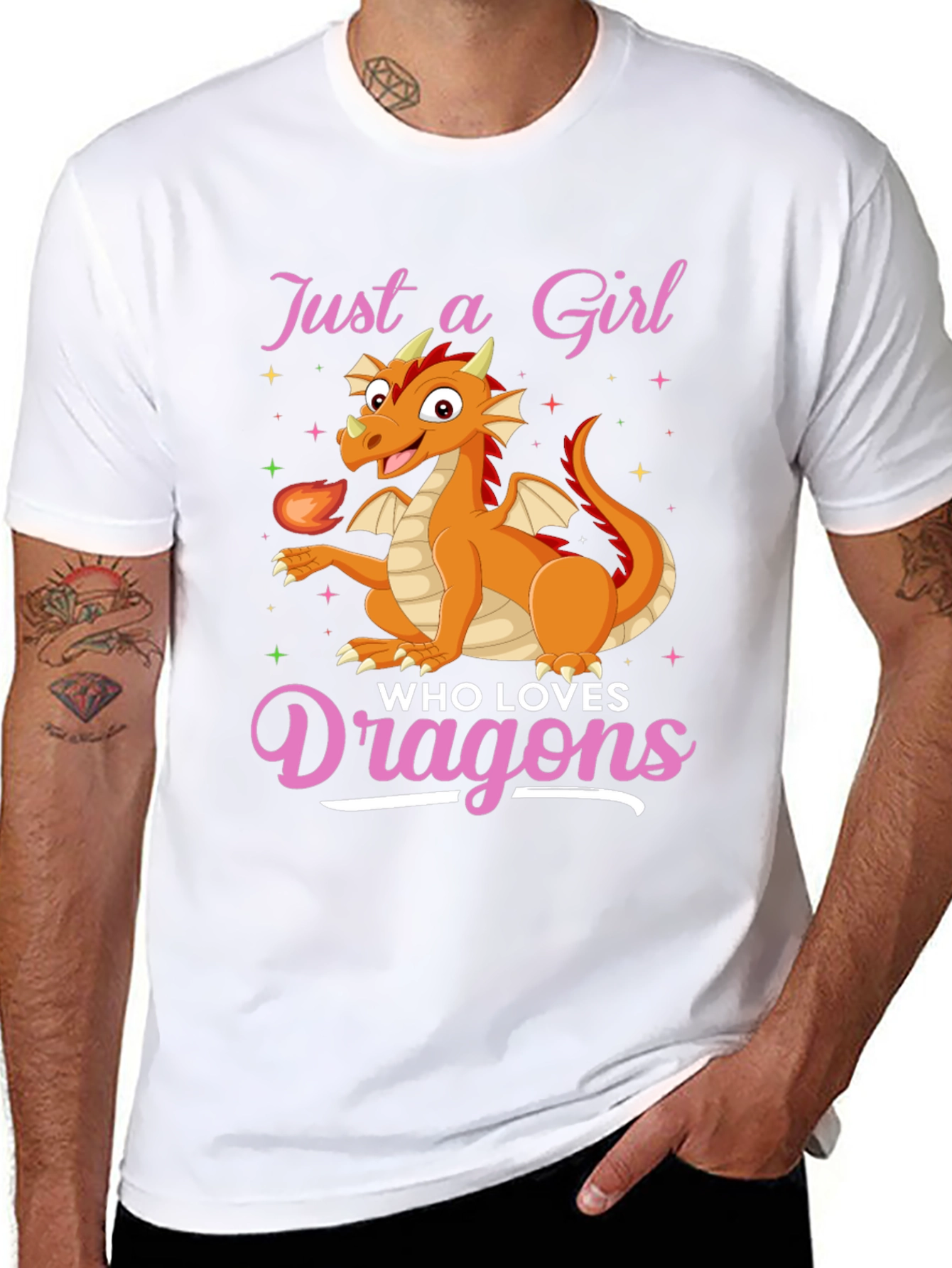 Girl Dragon Lover T-Shirt