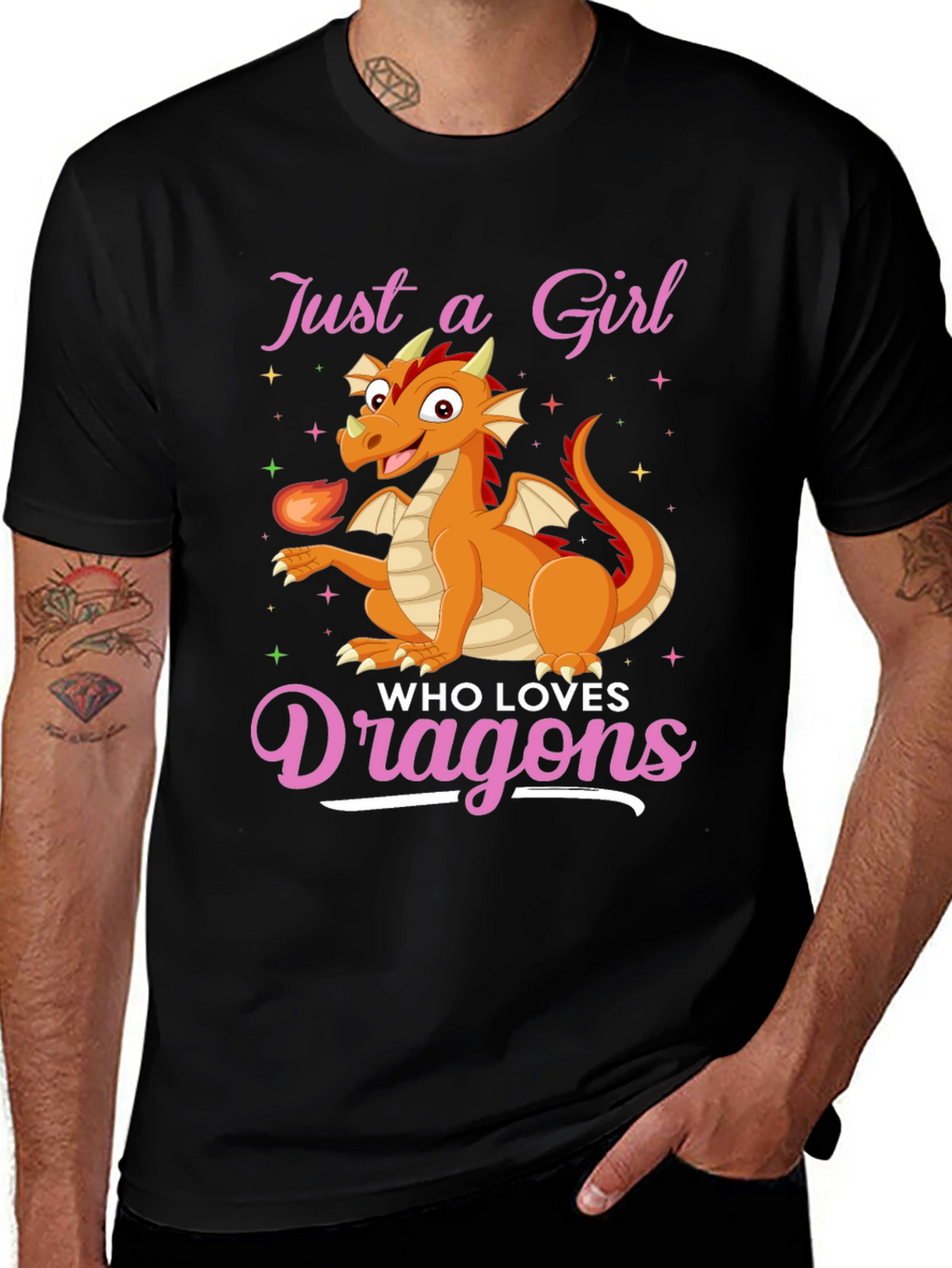 Girl Dragon Lover T-Shirt