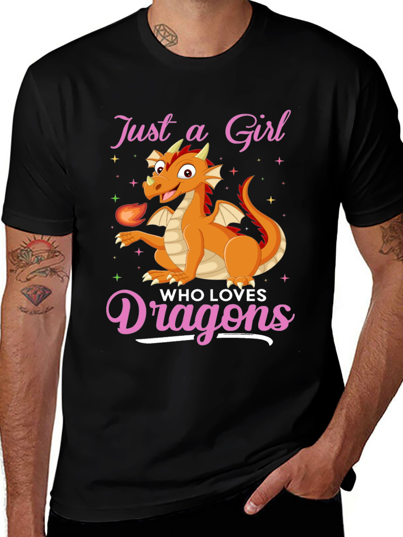 Girl Dragon Lover T-Shirt