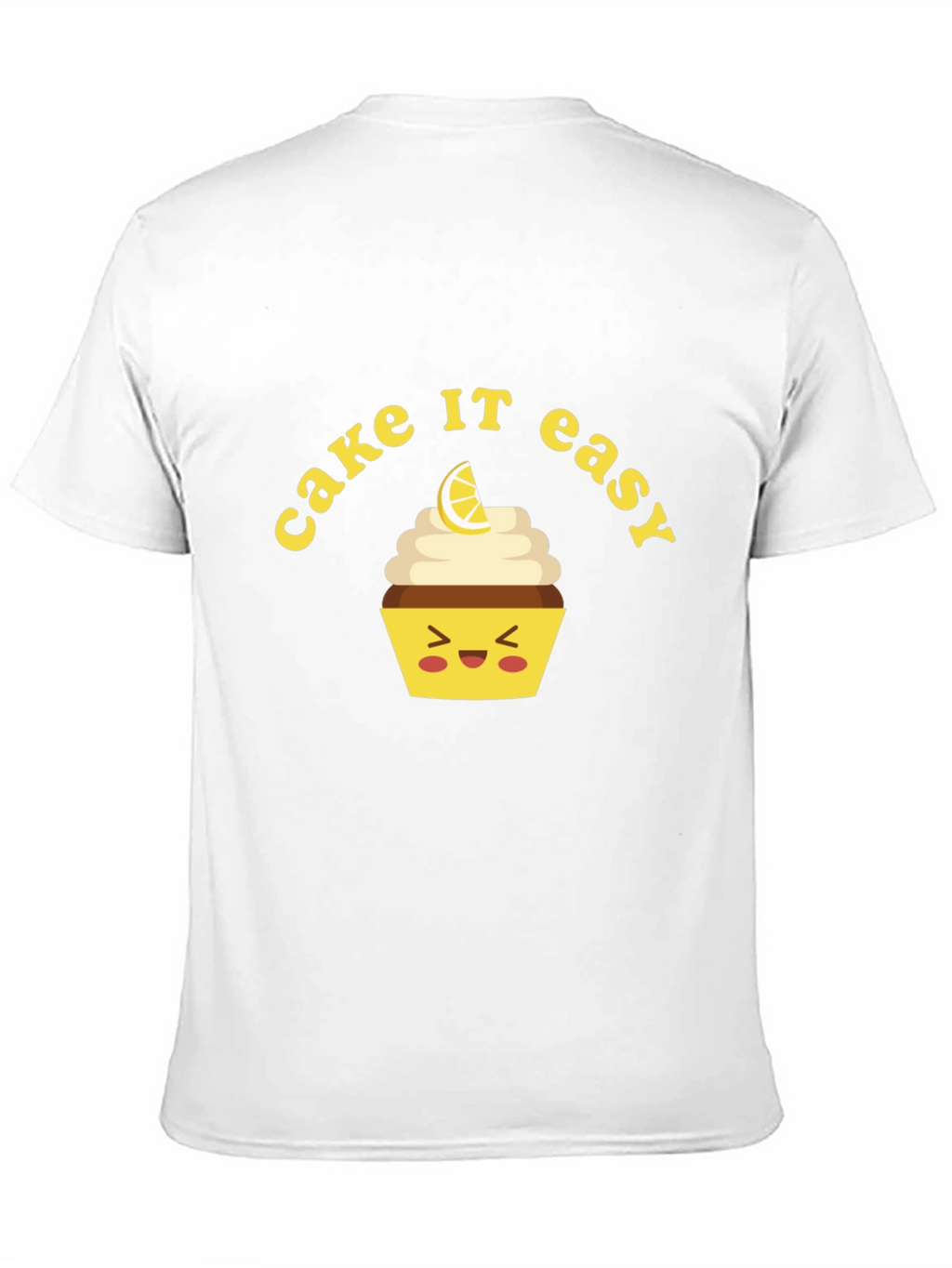 Cake It Easy Graphic T-Shirt - Black Cotton Tee