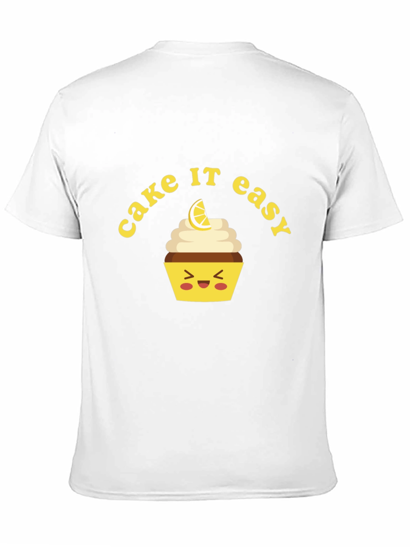 Cake It Easy Graphic T-Shirt - Black Cotton Tee