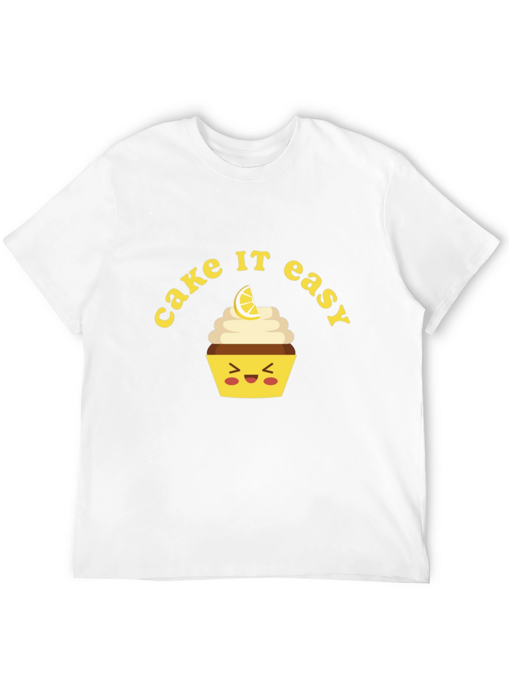 Cake It Easy Graphic T-Shirt - Black Cotton Tee