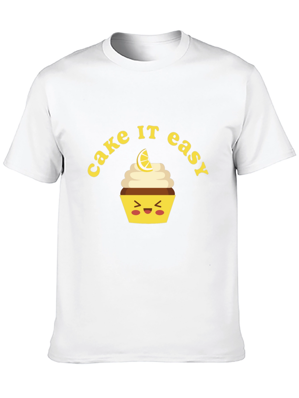 Cake It Easy Graphic T-Shirt - Black Cotton Tee