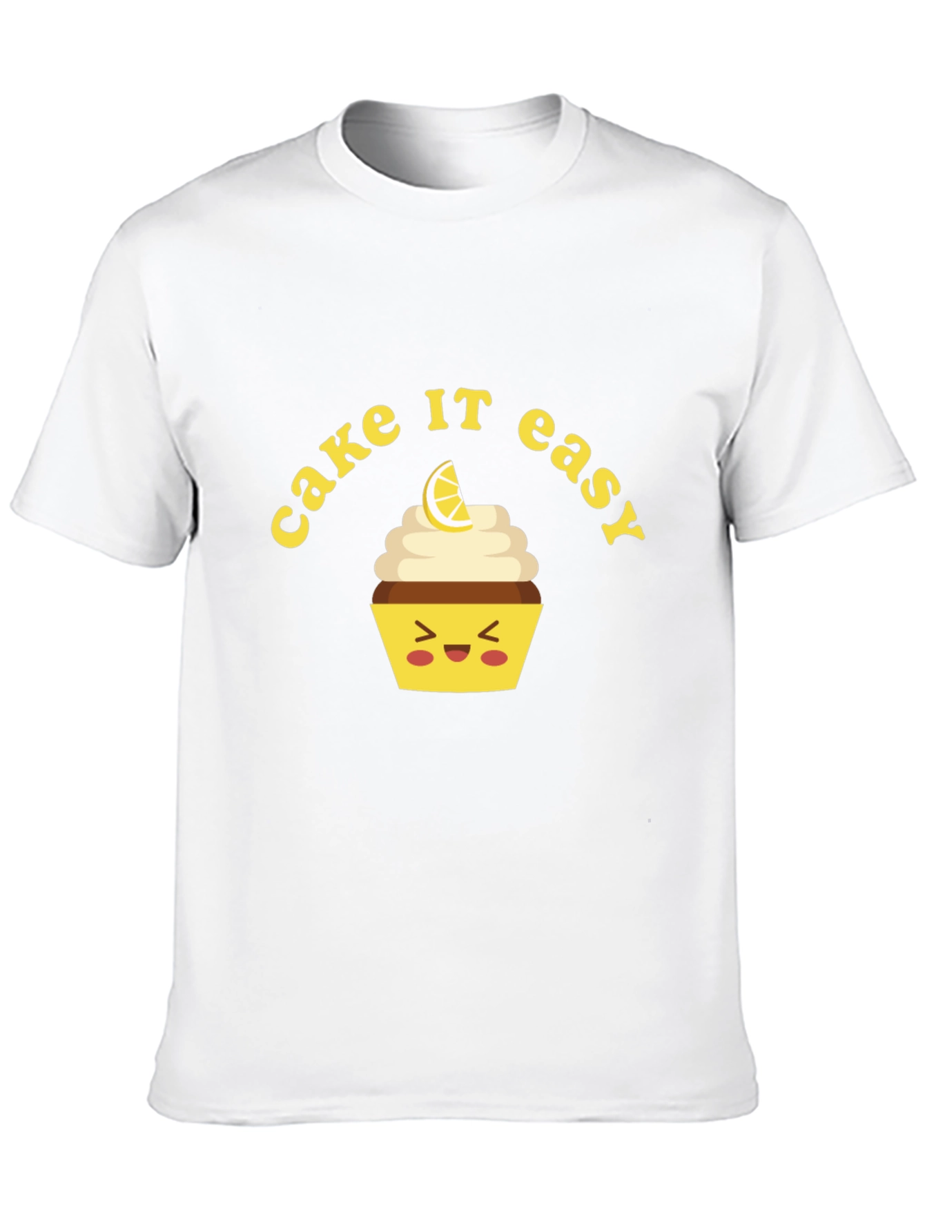 Cake It Easy Graphic T-Shirt - Black Cotton Tee