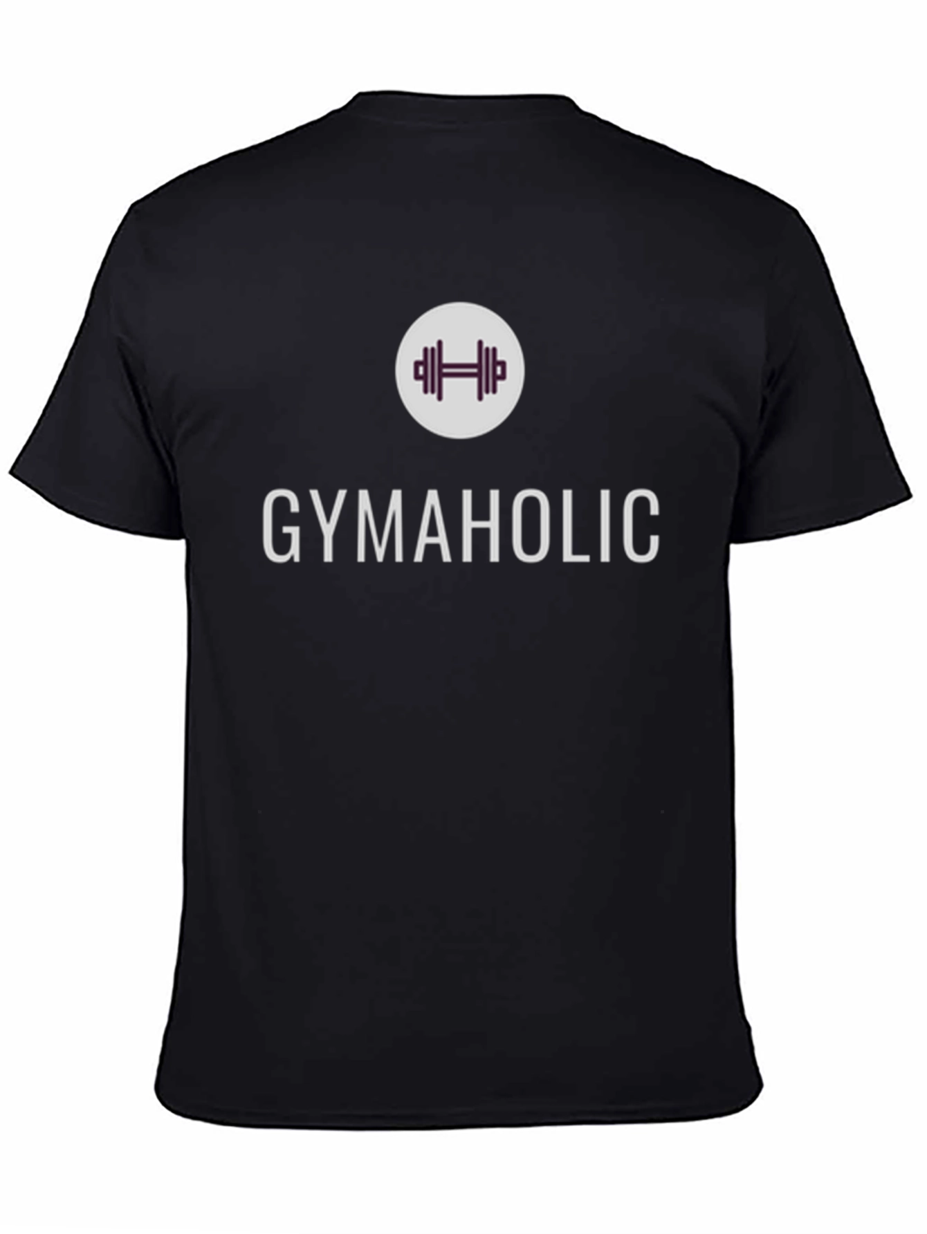 Gymaholic Graphic Tee - Black Fitness Shirt