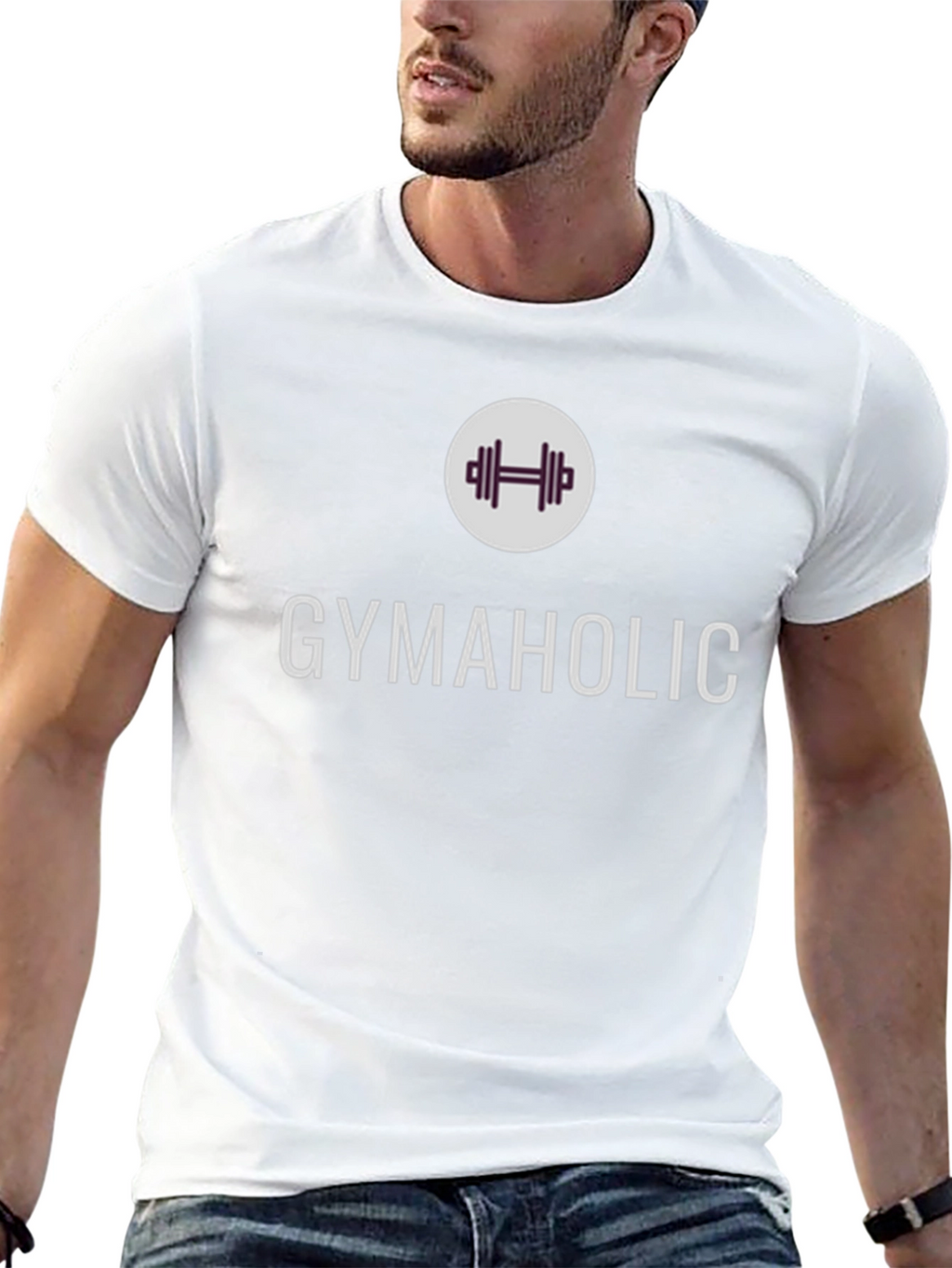 Gymaholic Graphic Tee - Black Fitness Shirt