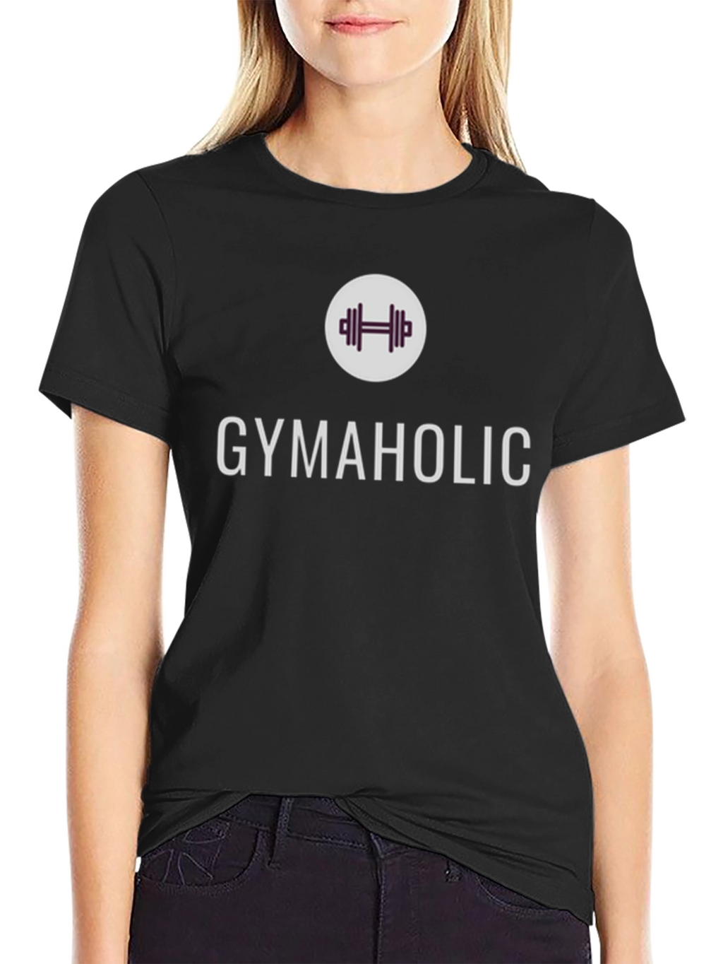Gymaholic Graphic Tee - Black Fitness Shirt