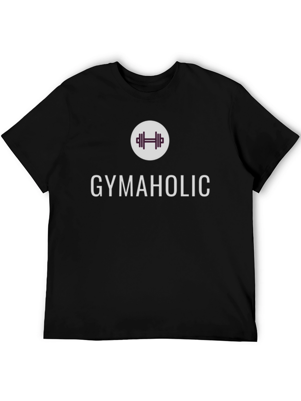 Gymaholic Graphic Tee - Black Fitness Shirt