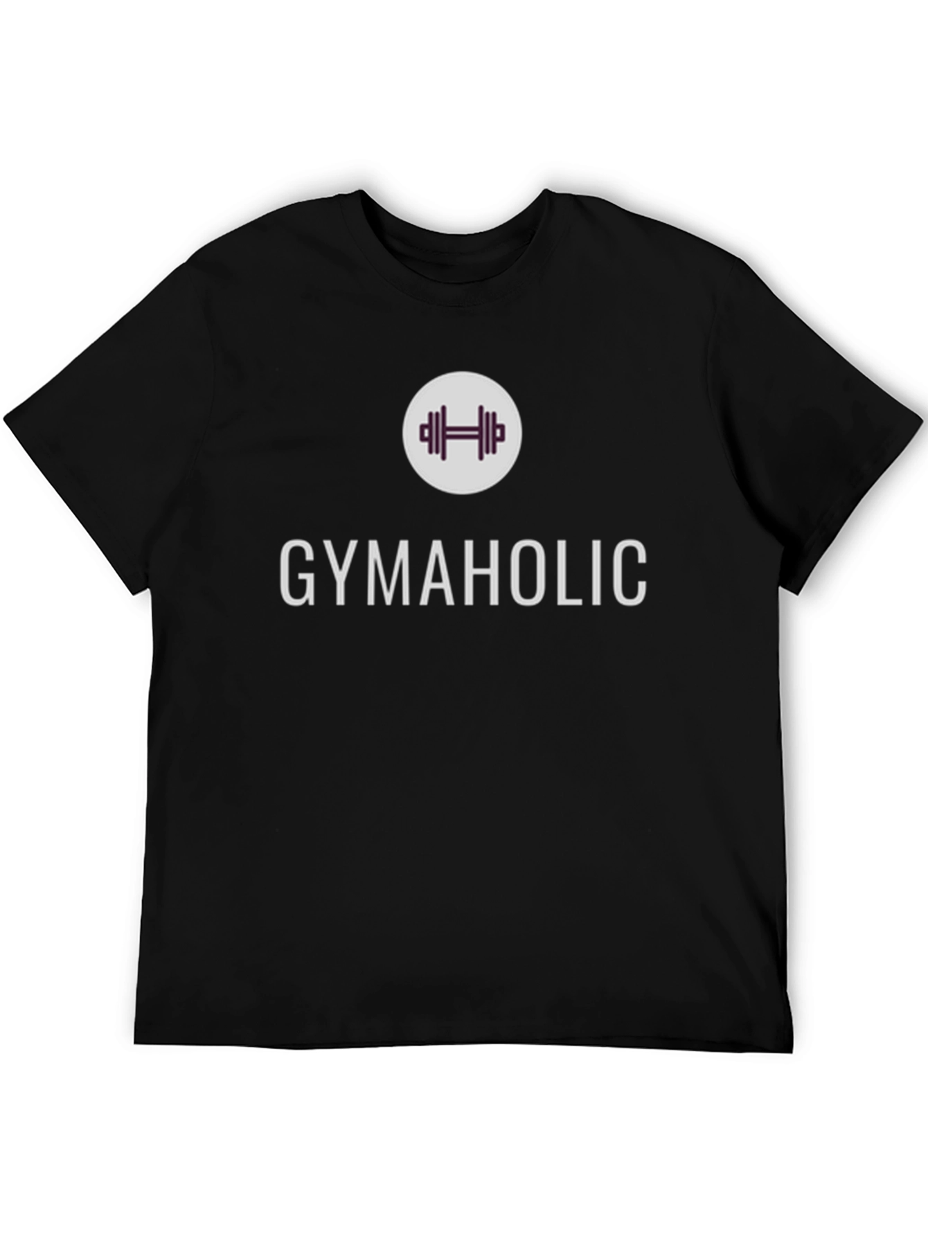Gymaholic Graphic Tee - Black Fitness Shirt
