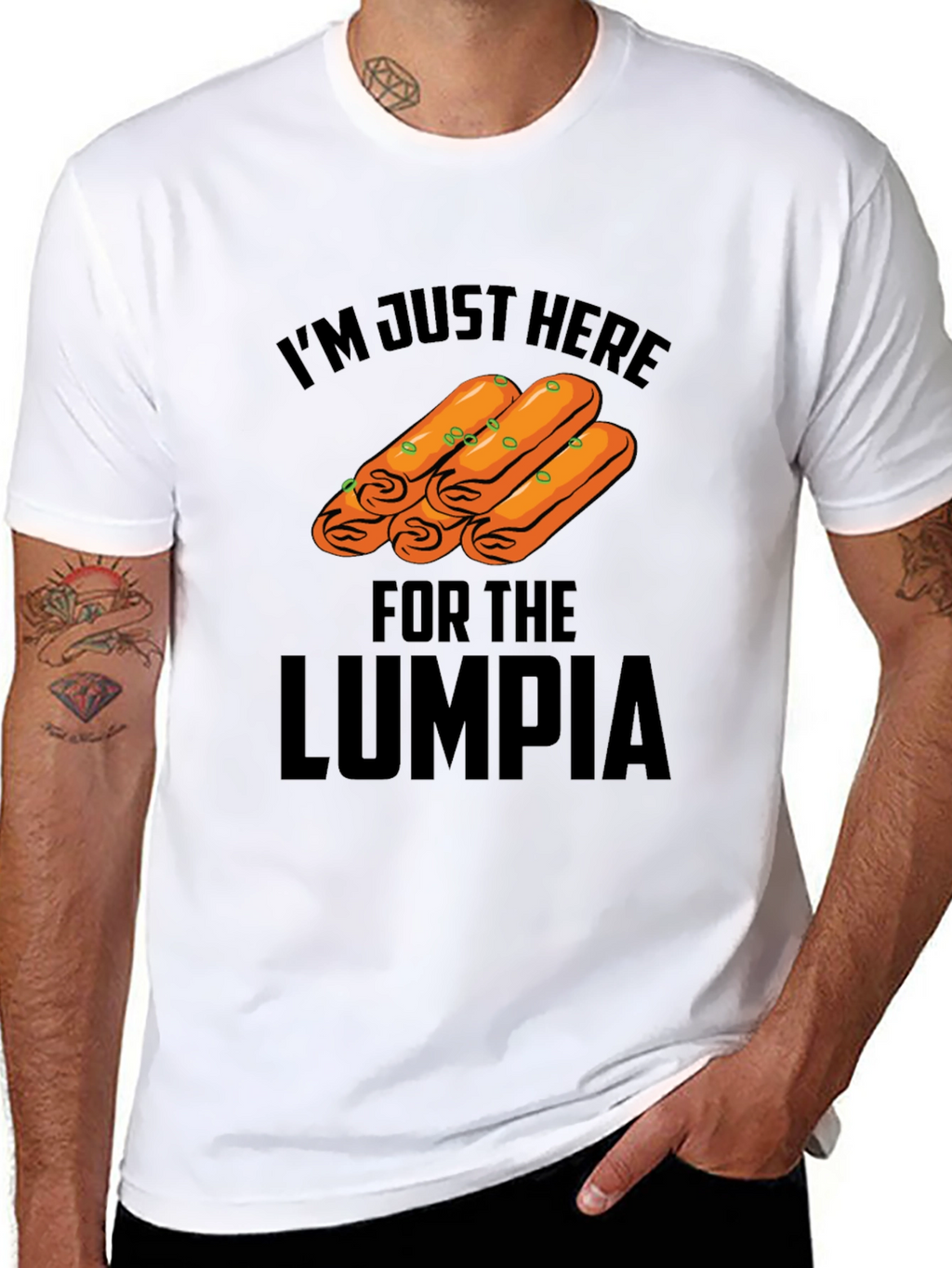 Lumpia Lover T-Shirt - Funny Foodie Tee