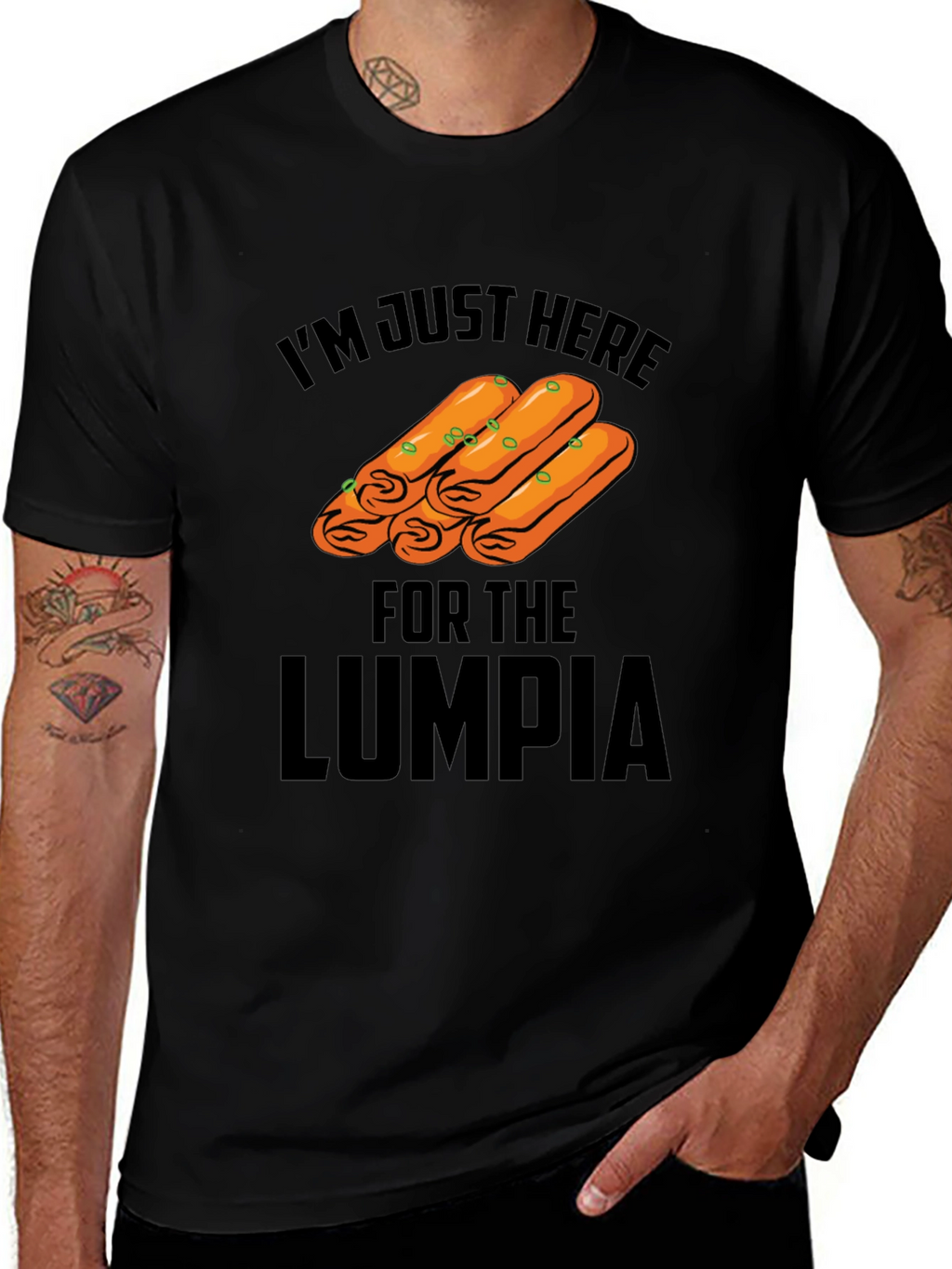 Lumpia Lover T-Shirt - Funny Foodie Tee