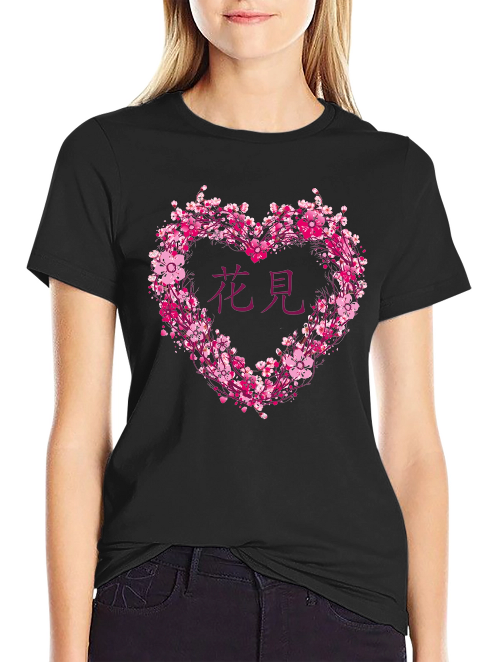 Cherry Blossom Heart T-Shirt