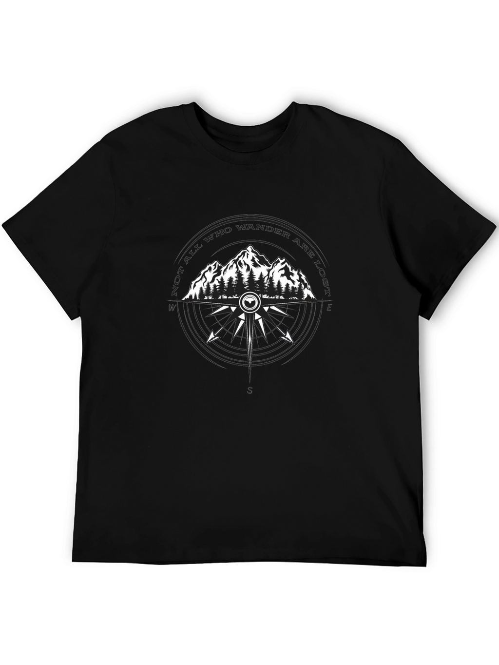 Wanderlust Compass T-Shirt - Adventure Awaits!