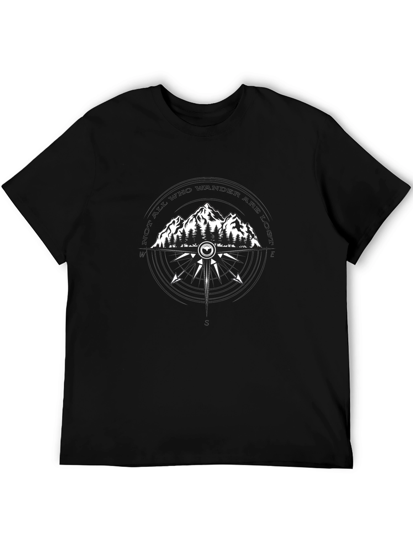 Wanderlust Compass T-Shirt - Adventure Awaits!