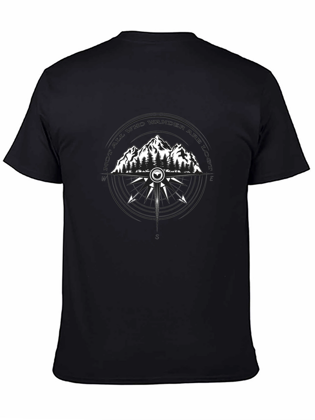 Wanderlust Compass T-Shirt - Adventure Awaits!