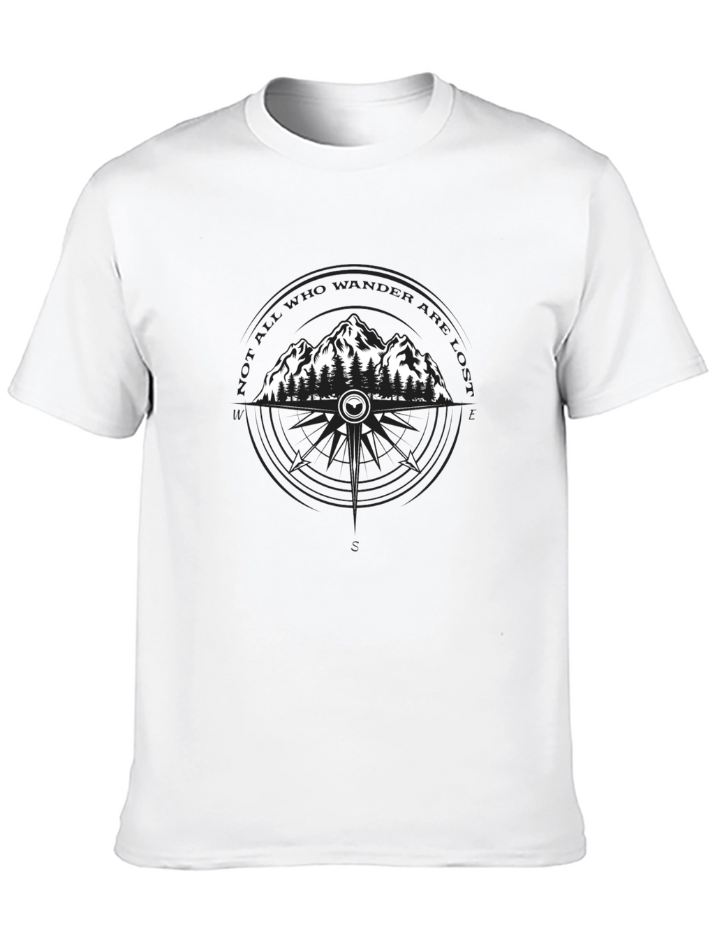 Wanderlust Compass T-Shirt - Adventure Awaits!