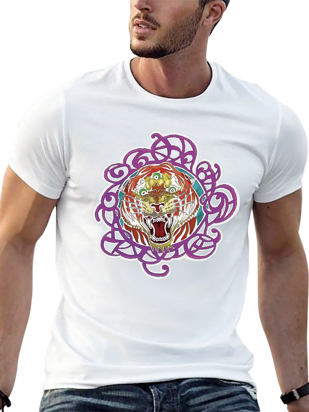 Tiger Graphic T-Shirt - Bold & Unique Design