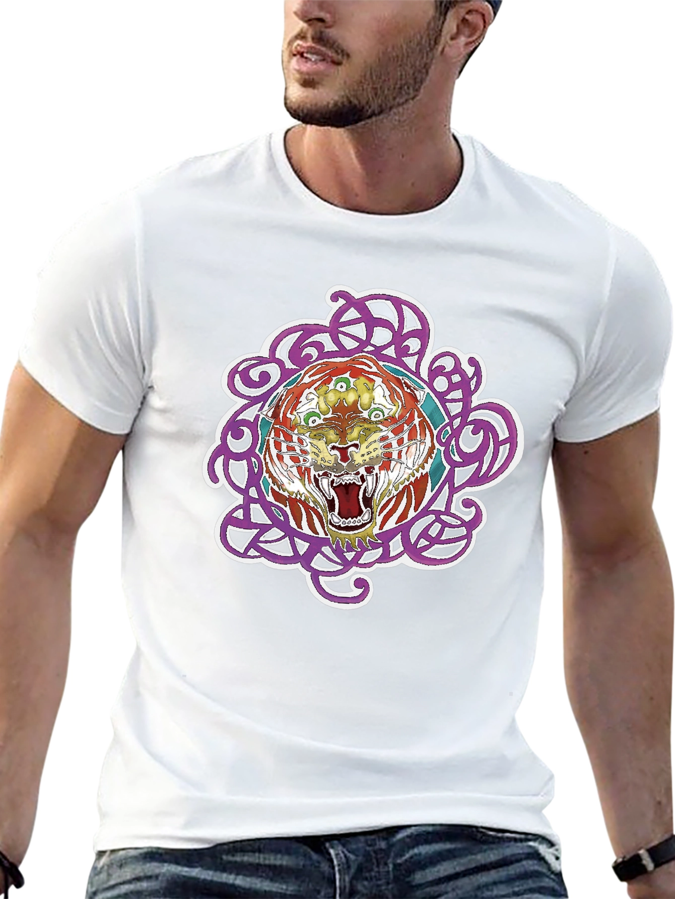 Tiger Graphic T-Shirt - Bold & Unique Design