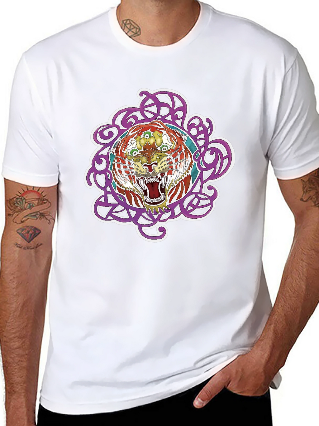 Tiger Graphic T-Shirt - Bold & Unique Design