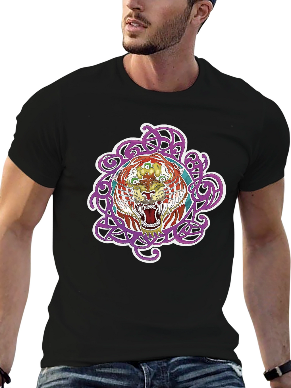 Tiger Graphic T-Shirt - Bold & Unique Design