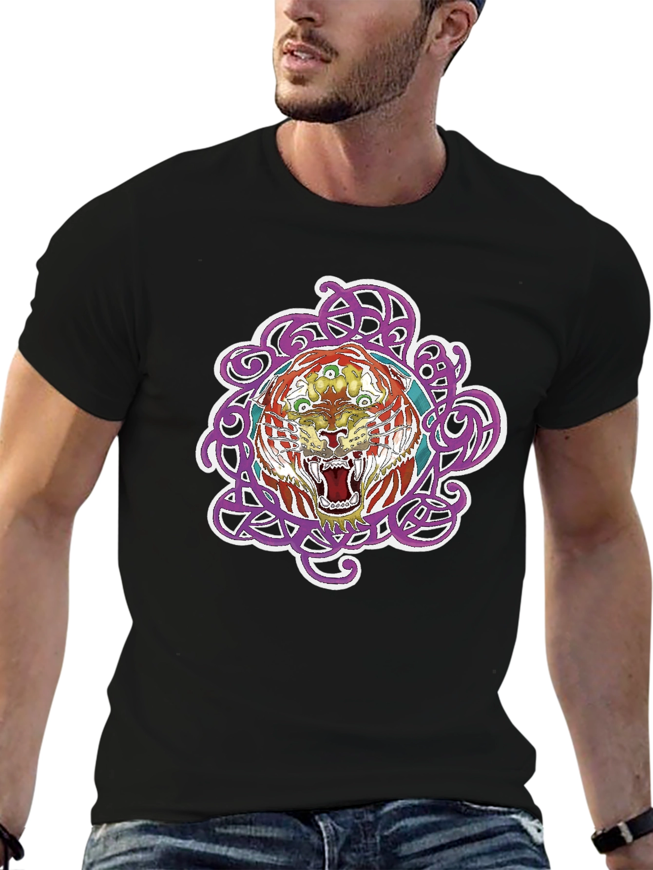 Tiger Graphic T-Shirt - Bold & Unique Design