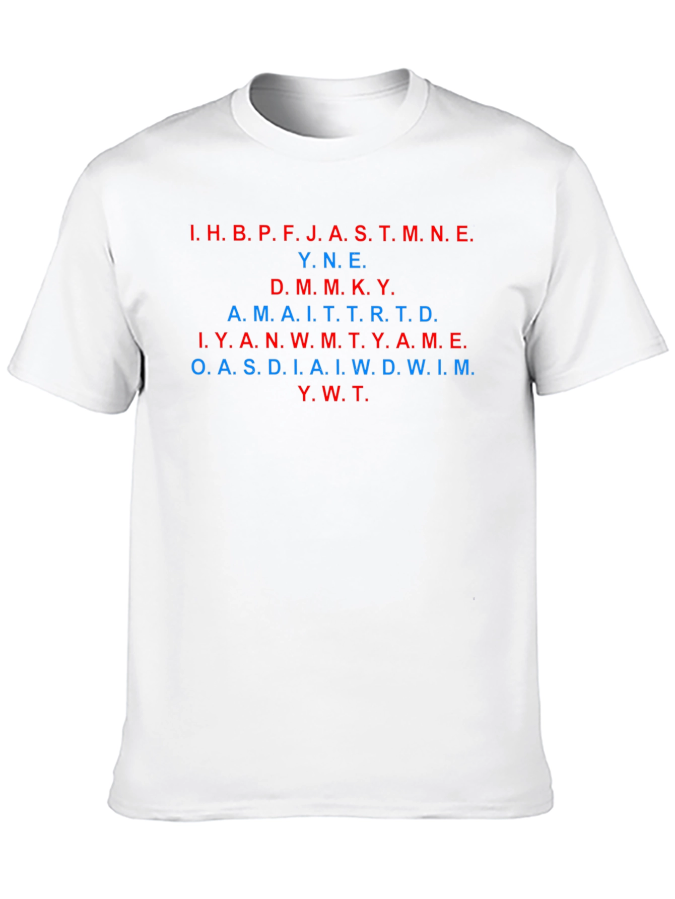 Secret Message Black T-Shirt - Read If You Can!
