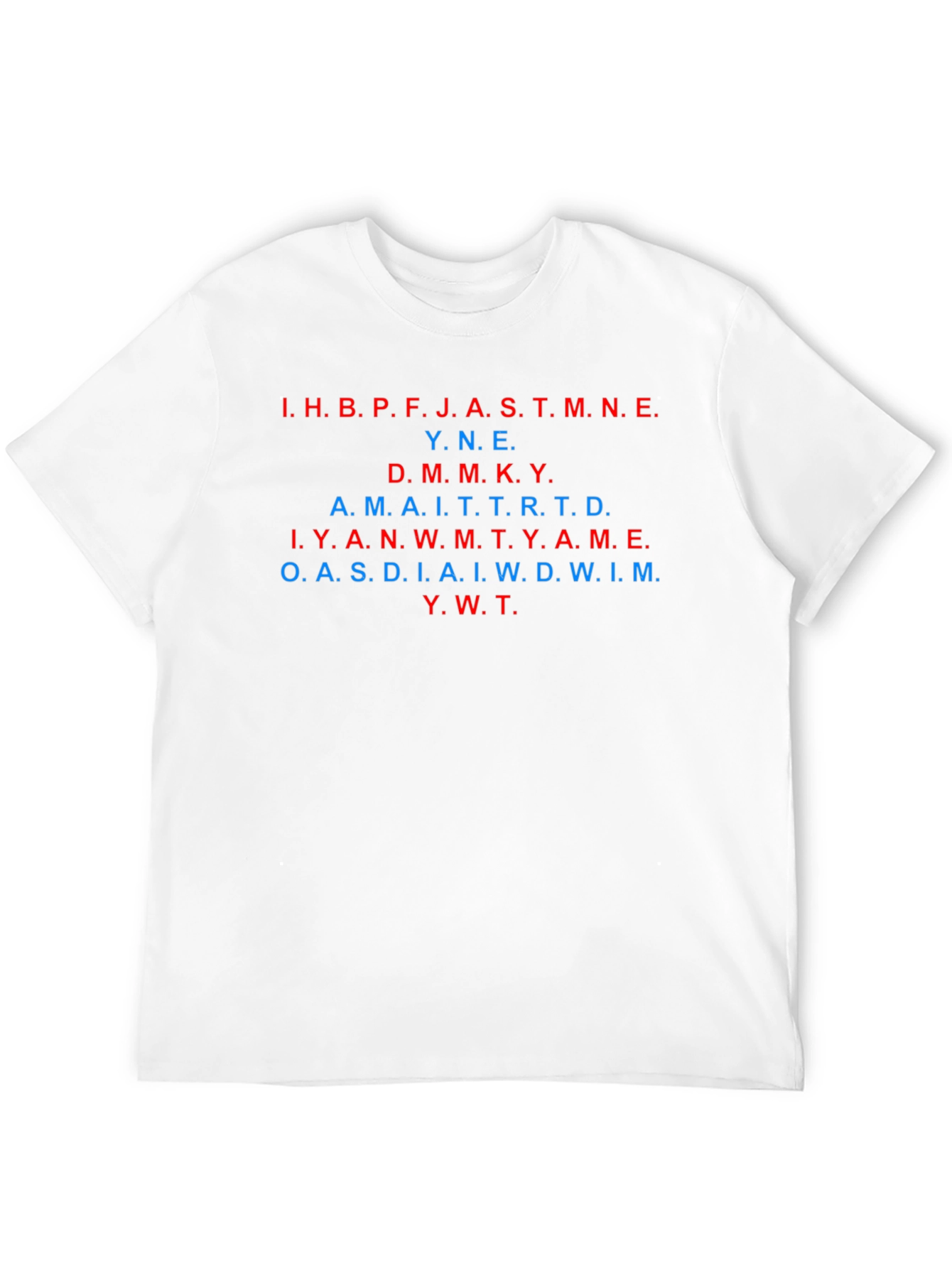 Secret Message Black T-Shirt - Read If You Can!