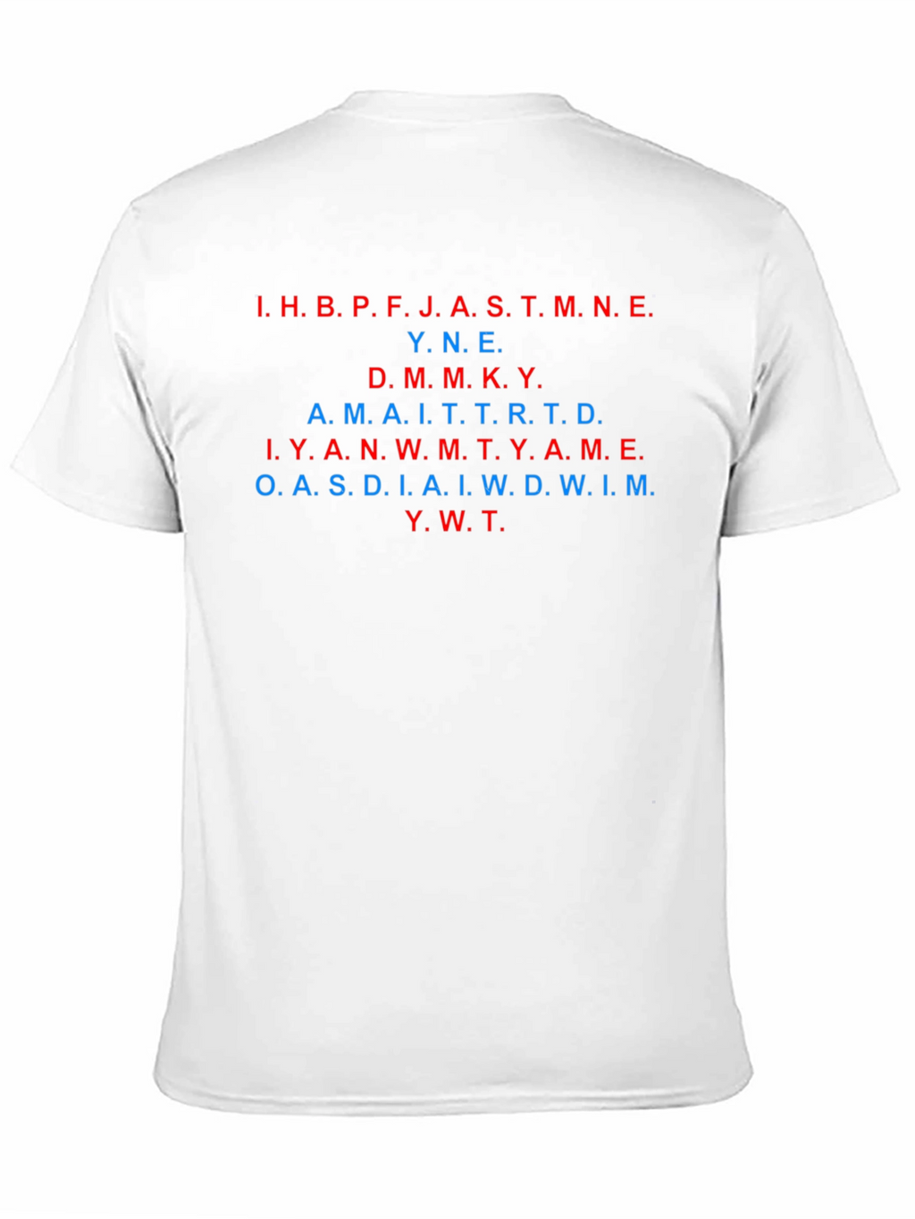 Secret Message Black T-Shirt - Read If You Can!