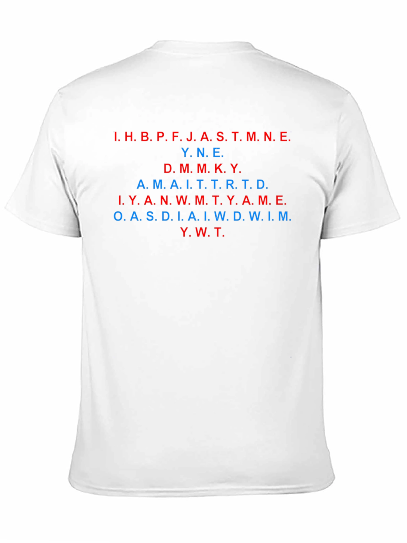 Secret Message Black T-Shirt - Read If You Can!