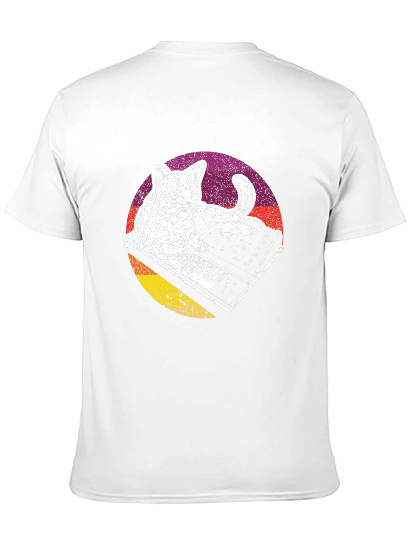 Cat Keyboard T-Shirt - Cool Graphic Tee