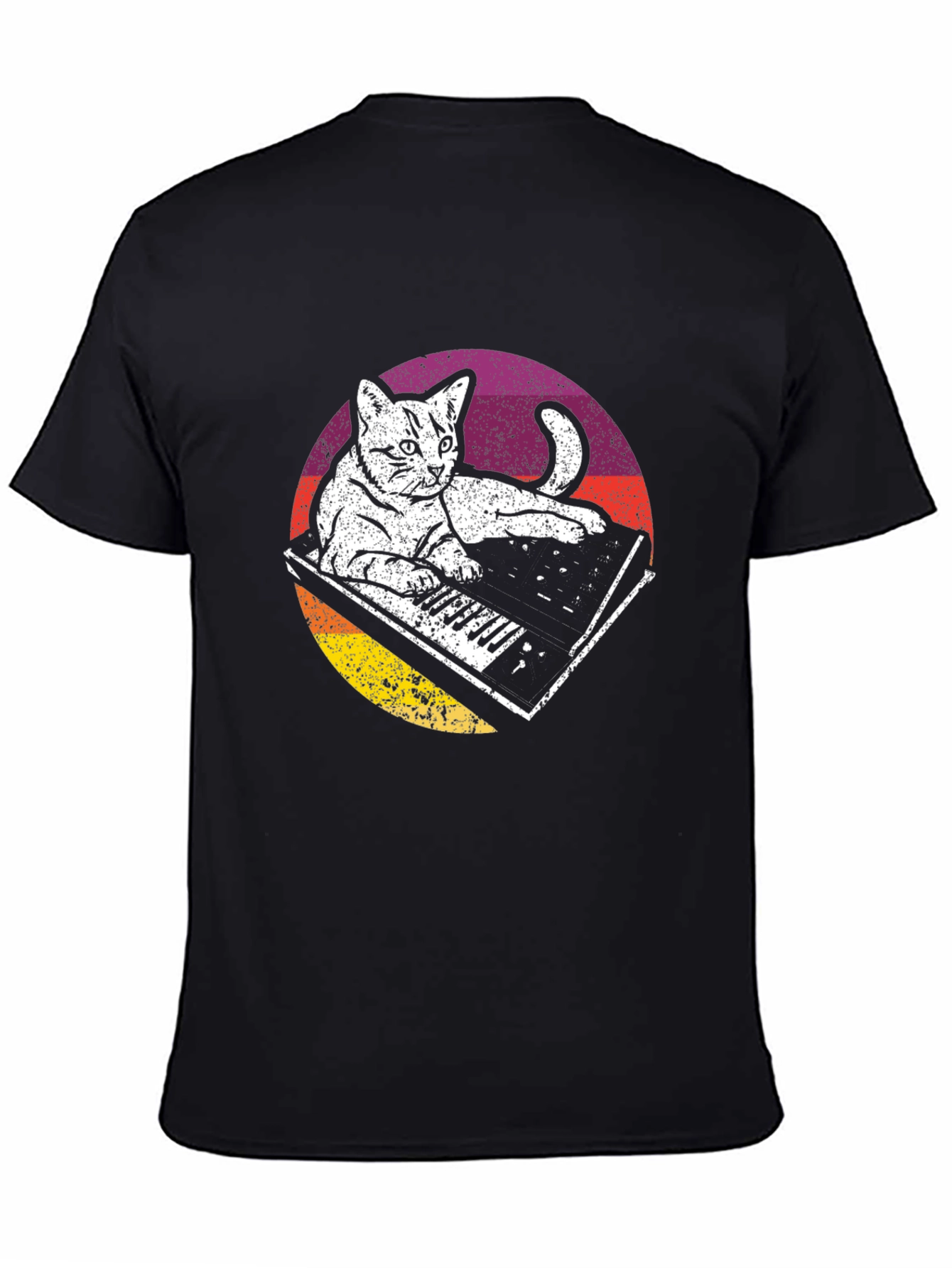 Cat Keyboard T-Shirt - Cool Graphic Tee