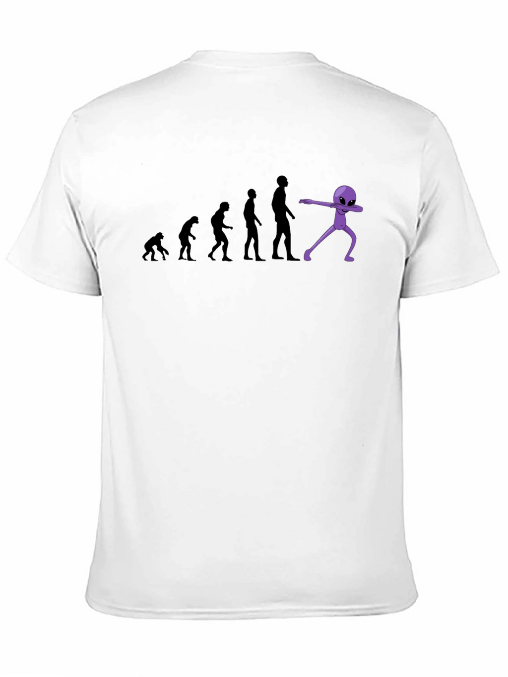 Evolution to Alien Dab Funny Graphic T-Shirt