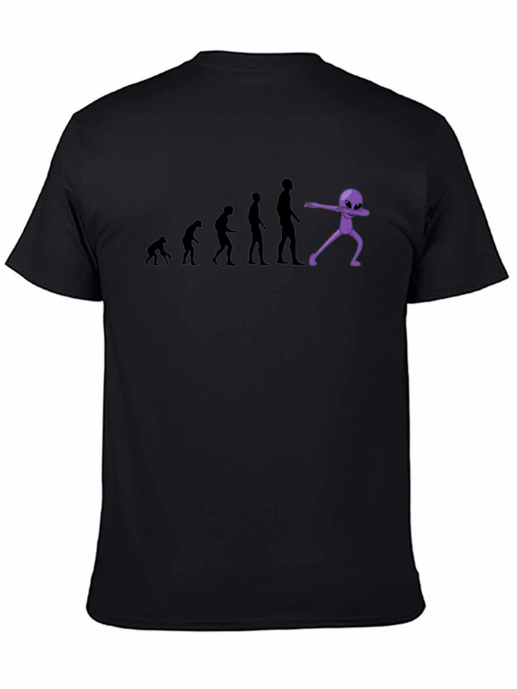 Evolution to Alien Dab Funny Graphic T-Shirt