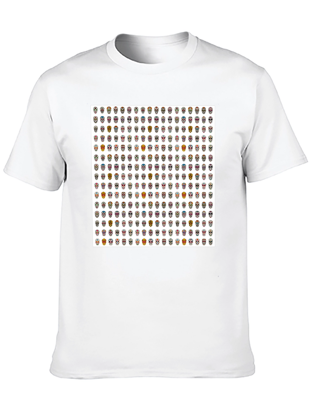Sugar Skull Patterned Tee