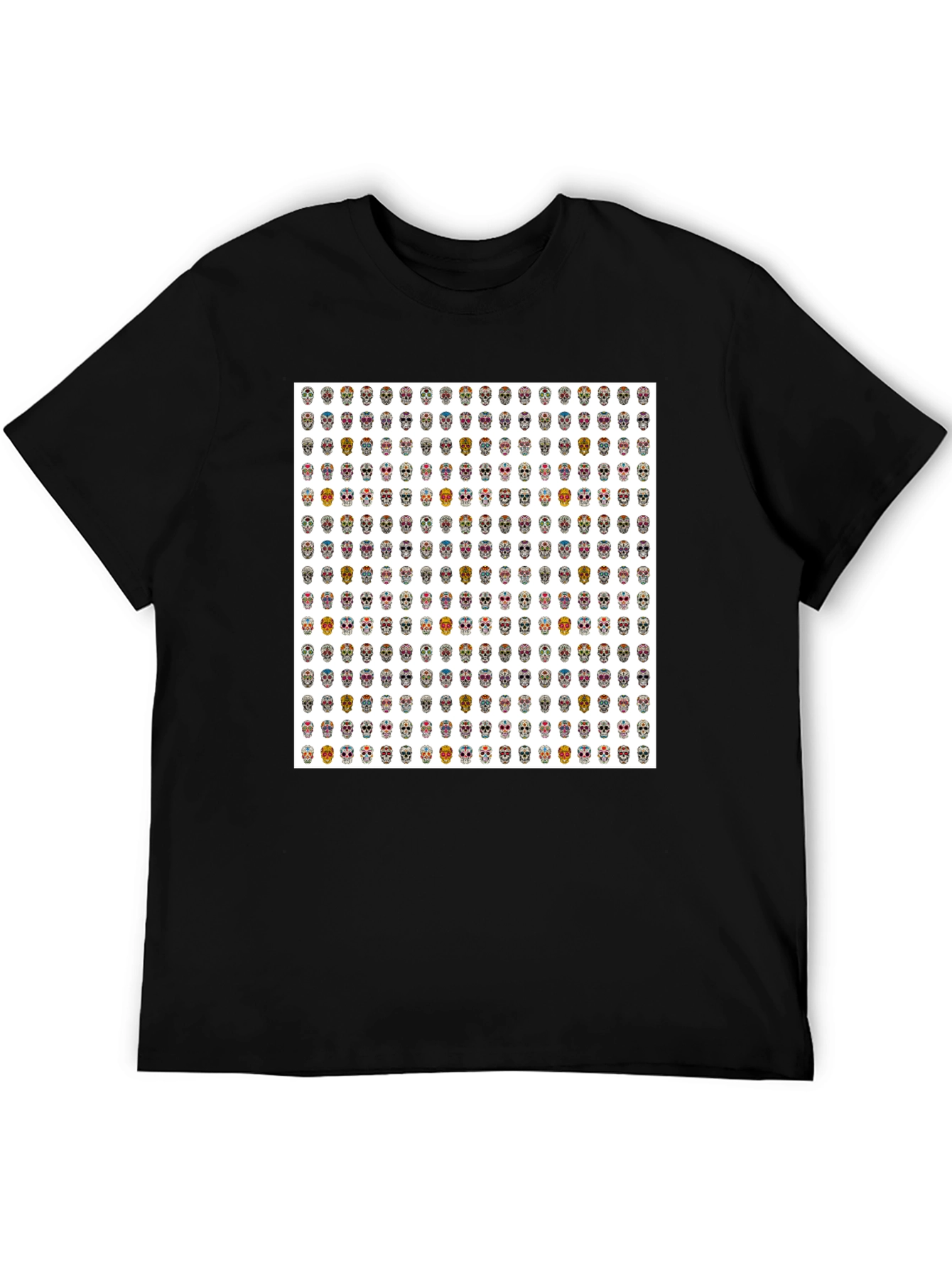 Sugar Skull Patterned Tee