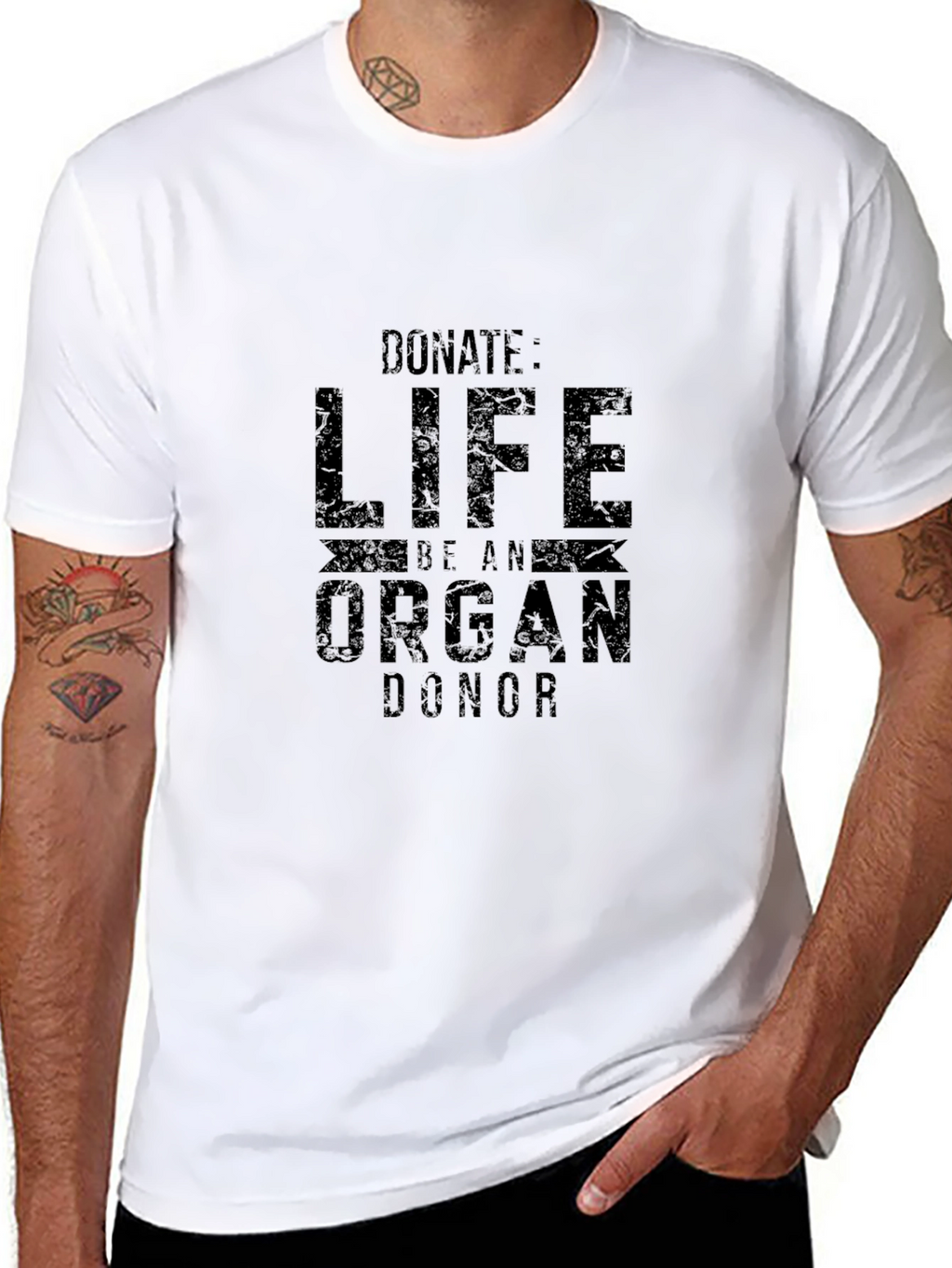 Donate Life Organ Donor Graphic T-Shirt