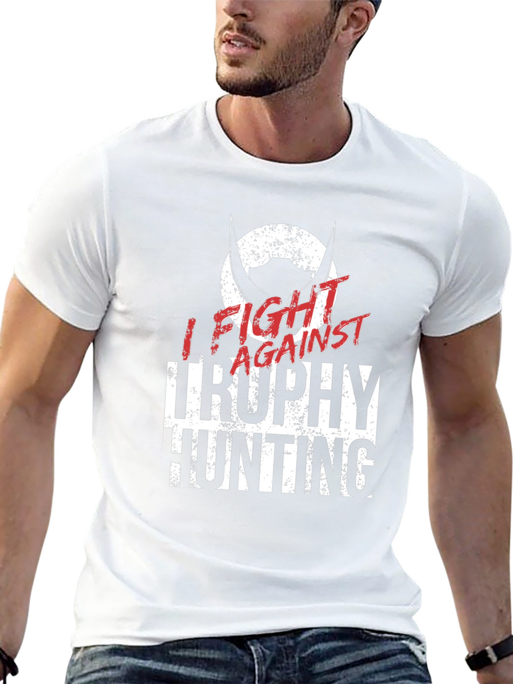 Fight Against Trophy Hunting Graphic Tee