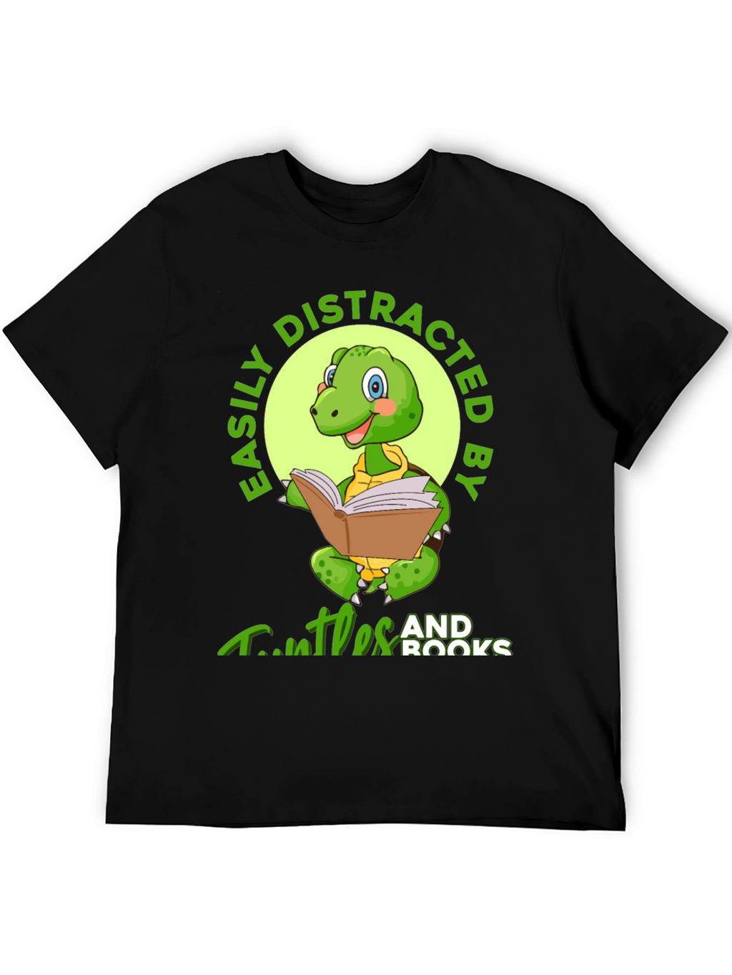 Turtle and Books T-Shirt