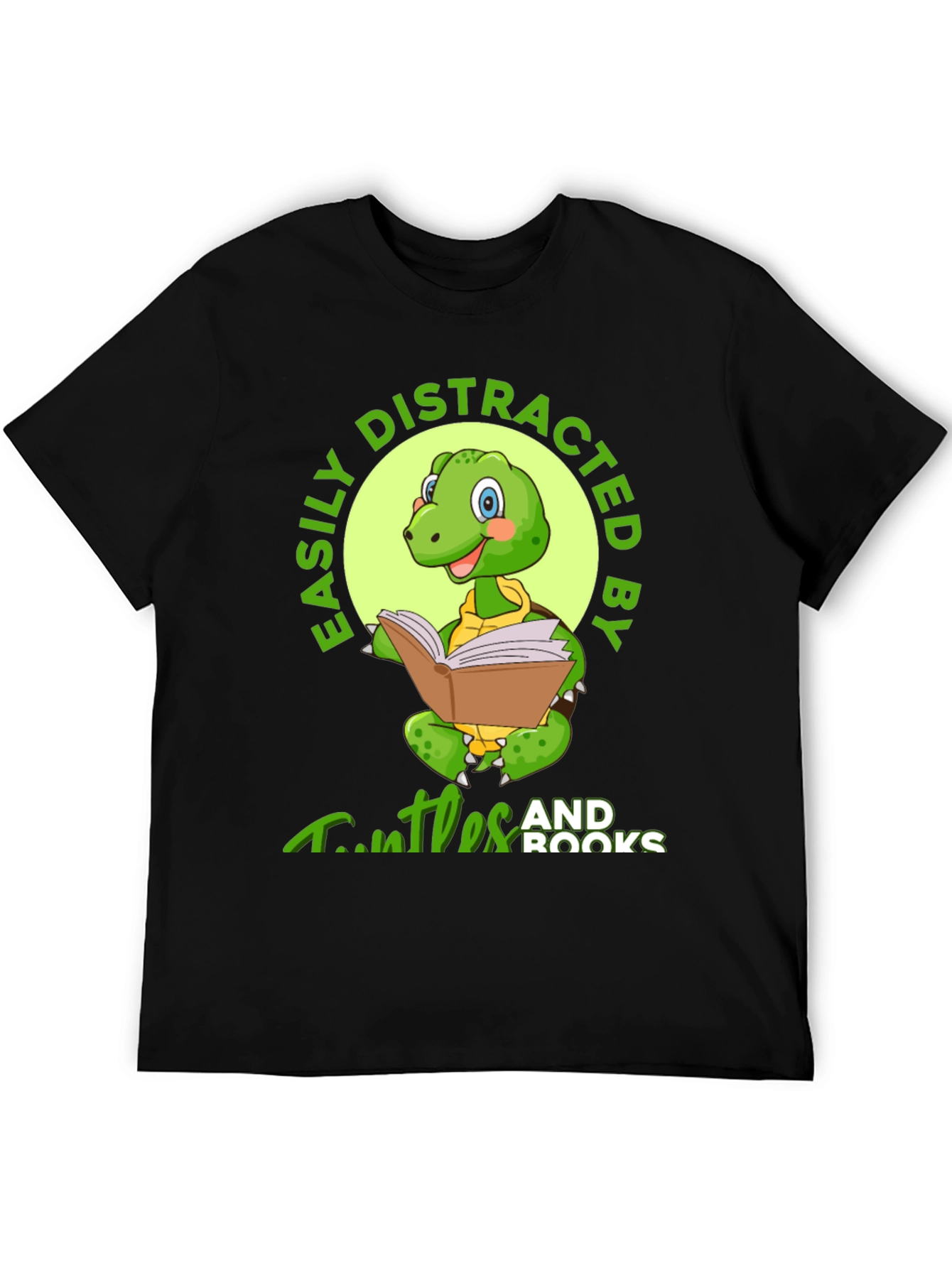 Turtle and Books T-Shirt
