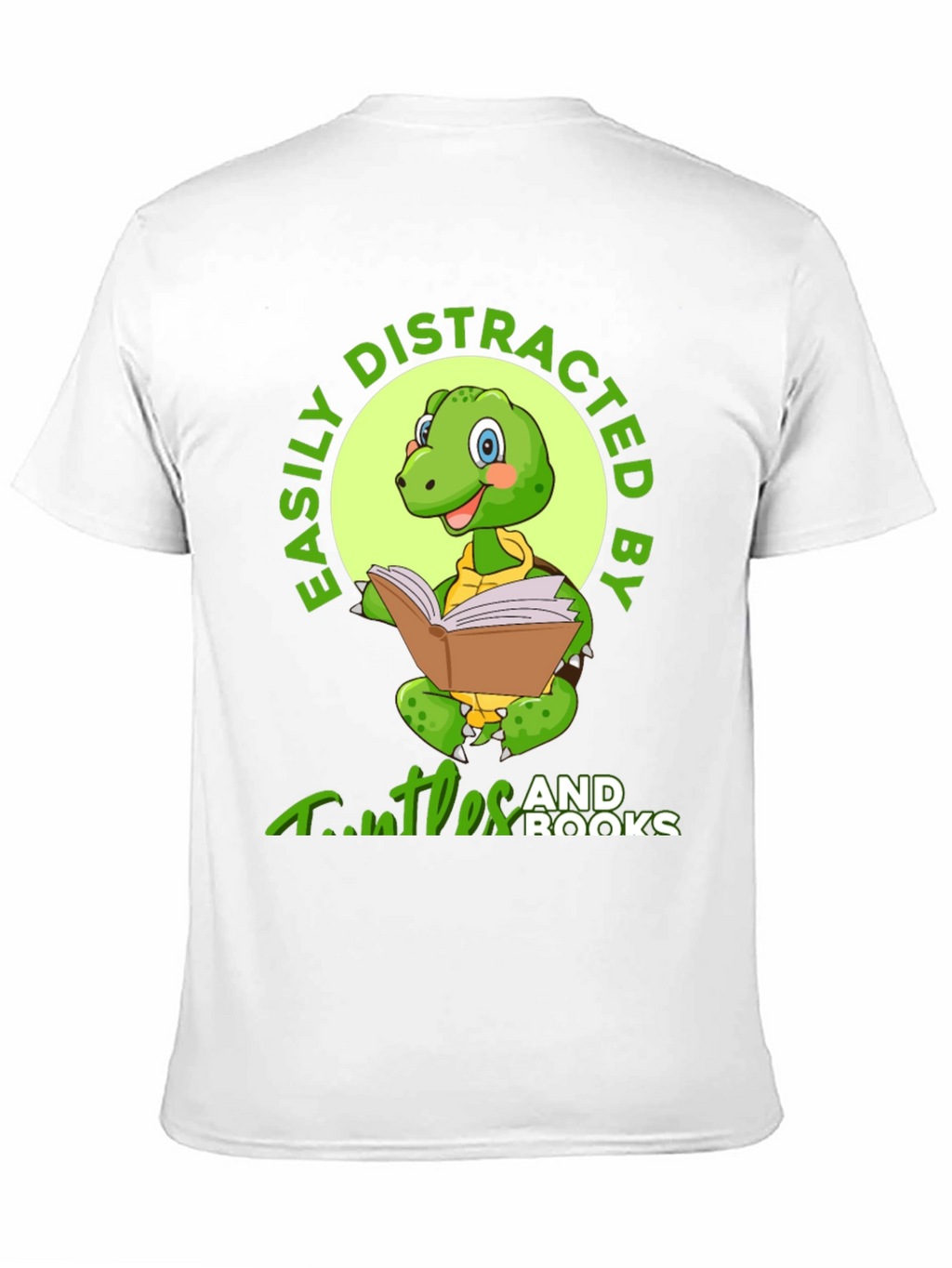 Turtle and Books T-Shirt