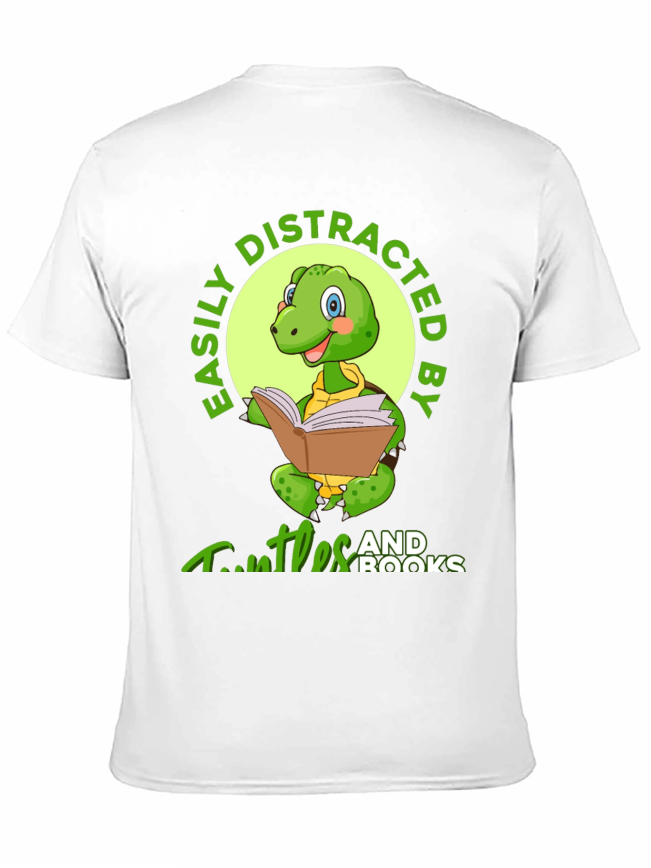 Turtle and Books T-Shirt