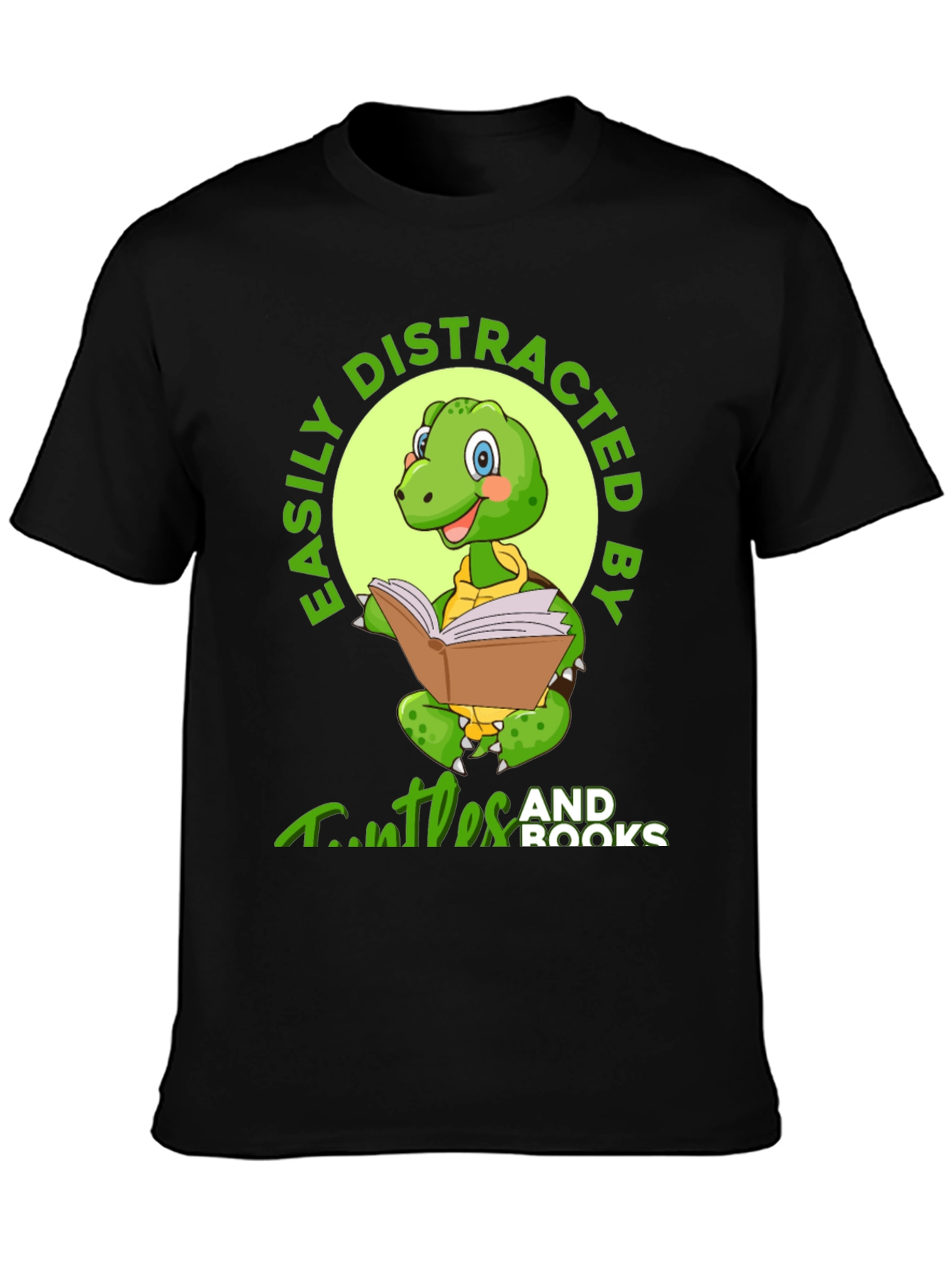 Turtle and Books T-Shirt