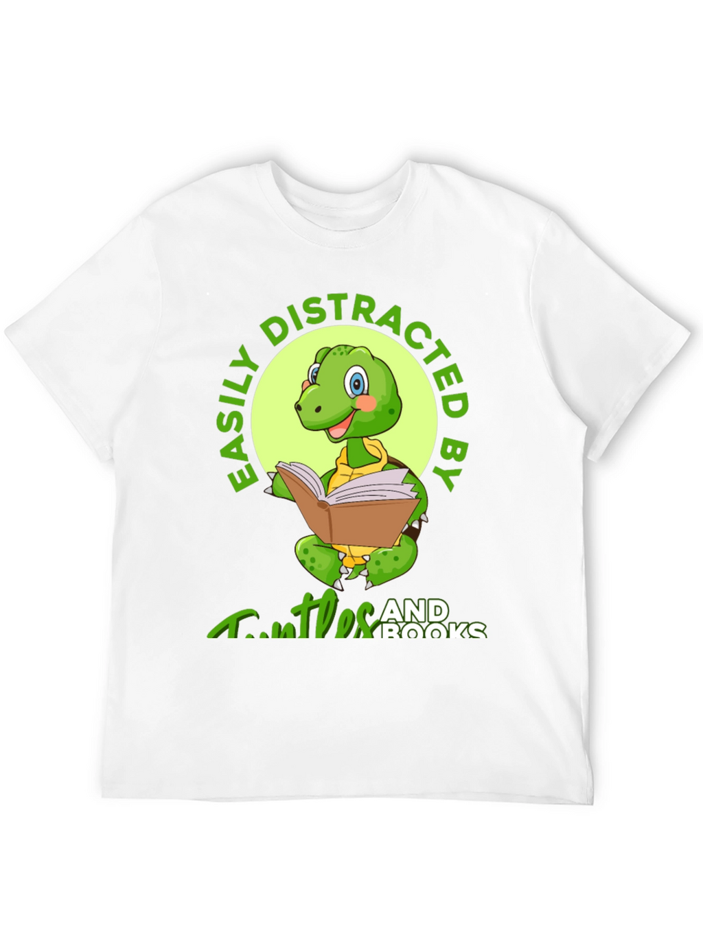 Turtle and Books T-Shirt