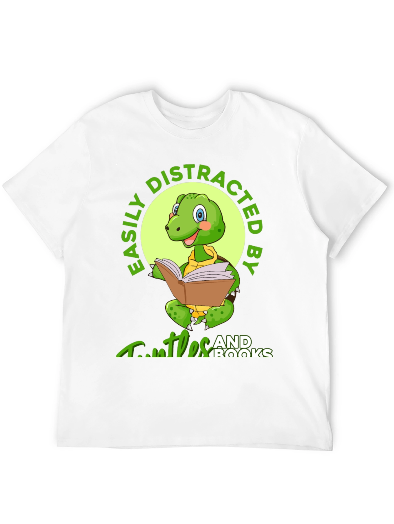 Turtle and Books T-Shirt